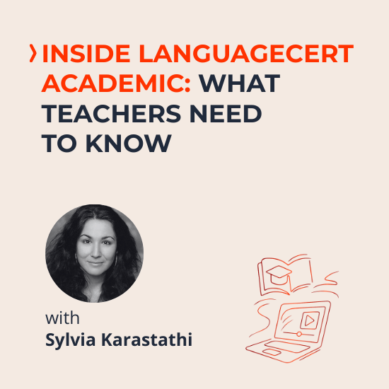 Inside LANGUAGECERT Academic - Webinar