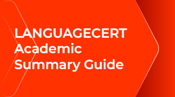 LANGUAGECERT Academic Summary Guide